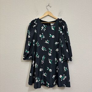 ESSENTIEL ANTWERP Mini Dress Black Zirror Floral Party NWOT
